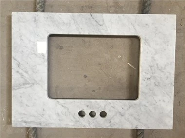 Carrara marmar stol usti
